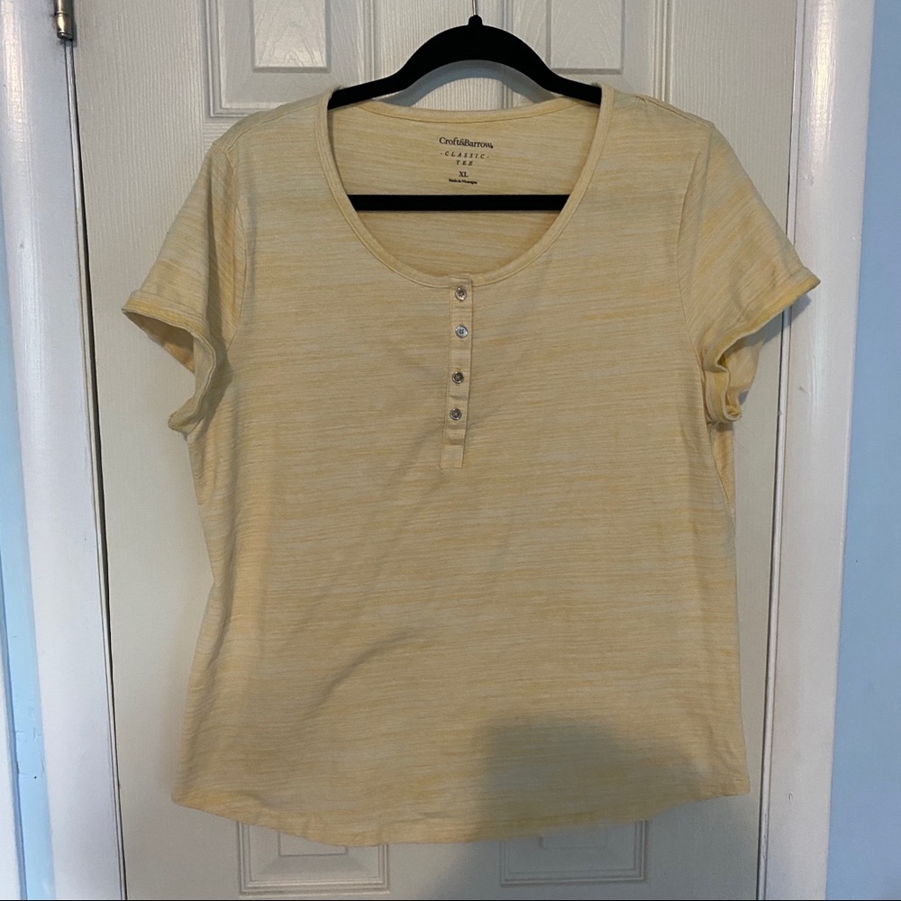 Yellow Shirt with buttons